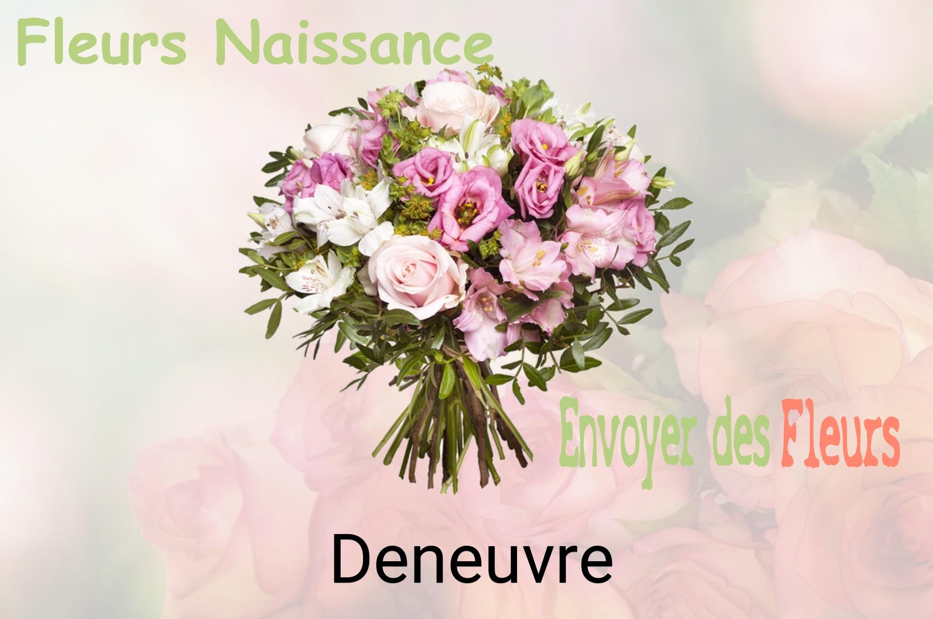 Bouquet de fleurs de naissance livré à Deneuvre